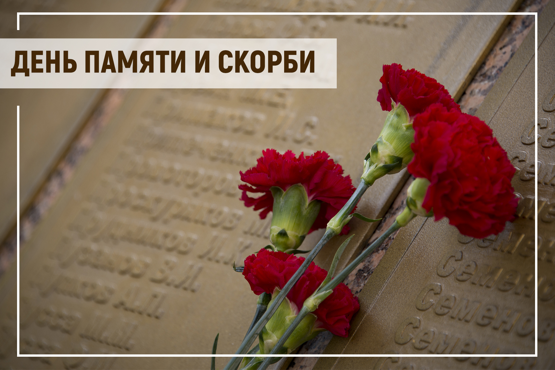 Обращение главы Таймыра Алексея Членова в День памяти и скорби.