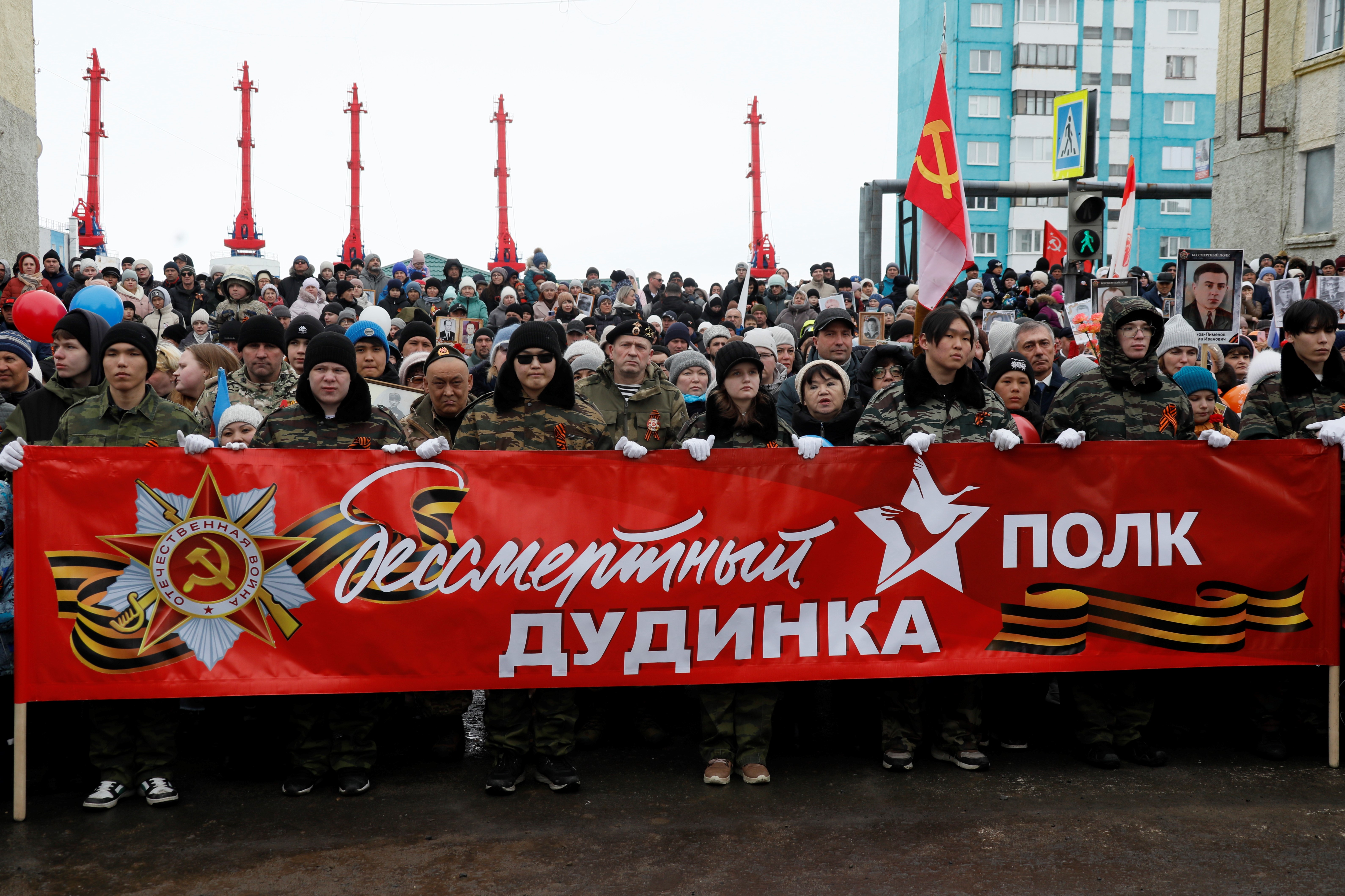 Торжественным митингом и концертом отметили на Таймыре 80-ю годовщину Победы.