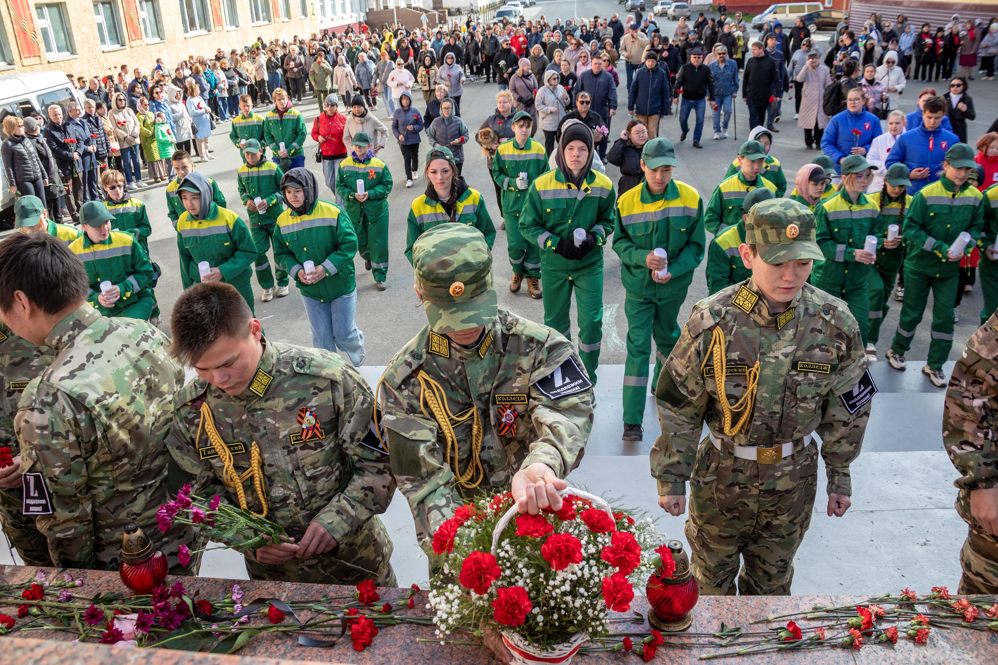 «Распахните сердца для памяти». Таймырцы почтили память павших в годы Великой Отечественной войны.